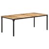 vidaXL spisebord 200x100x76 cm ru mangotr&aelig;