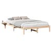 vidaXL Sengestel Naturfarvet 160 x 200 cm Massiv fyrretr&aelig;