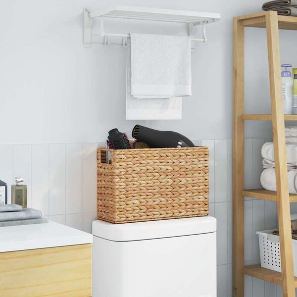 vidaXL Magasinkurve 2 pcs Naturfarvet 39 x 14 x 25 cm Vandhyacint