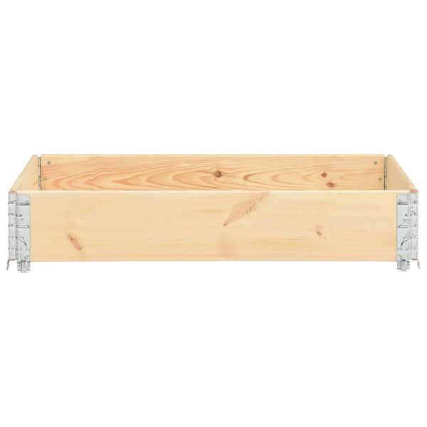vidaXL pallekasse 50x100 cm massivt fyrretr&aelig;