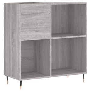 vidaXL vinylskab 84,5x38x39 cm konstrueret tr&aelig; gr&aring; sonoma-eg