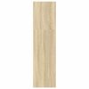 vidaXL bogreol 60x30x114 cm konstrueret træ sonoma-eg