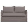 vidaXL Sofa Gr&aring;brun Samlede dimensioner: 156 x 82 x 85 cm (B x D x H)