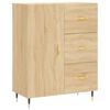 vidaXL sk&aelig;nk 69,5x34x90 cm konstrueret tr&aelig; sonoma-eg