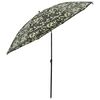 vidaXL Fisker Parasol Camouflage 240 x 210 cm Oxford polyester