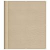 vidaXL altanafsk&aelig;rmning 120x800 cm 100 % polyester beige