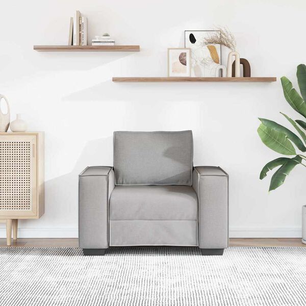 vidaXL Sofastol Skygr&aring; 100x78x84 cm Stof