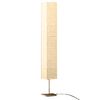 vidaXL standerlampe med st&aring;lfod 170 cm beige