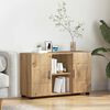 vidaXL Sideboard Artisan Egetr&aelig; 88,5 x 30,5 x 55,5 cm Konstrueret tr&aelig;