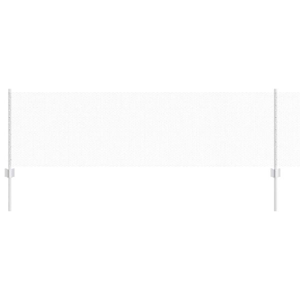 vidaXL Hegn med post S&oslash;lv 0,6 x 25 m St&aring;l