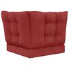 vidaXL Udend&oslash;rs Sofa Pude 3 pcs Vinr&oslash;d Polyester