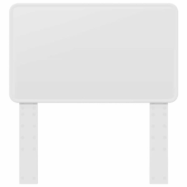 vidaXL Hovedgærde med hovedgærde Hvid 90 cm Konstrueret træ