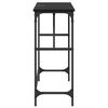 vidaXL Konsolbord Sort eg 75 x 32 x 75 cm Konstrueret træ