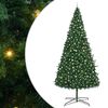vidaXL Juletr&aelig; Med dekorative strenglamper Gr&oslash;n 400 cm PVC