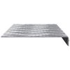 vidaXL Trappe Tread Rektangul&aelig;r 15 pcs S&oslash;lv 60 x 18 cm Aluminium