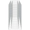 vidaXL gabion-h&oslash;jbed 180x50x100 cm galvaniseret st&aring;l