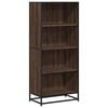 vidaXL bogreol 60x35x139 cm konstrueret tr&aelig; brun egetr&aelig;sfarve