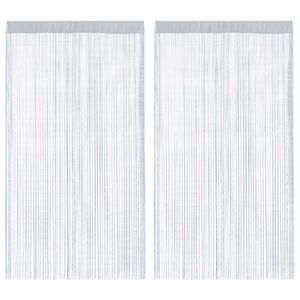 vidaXL tr&aring;dgardiner 2 stk. 100x250 cm lysegr&aring;