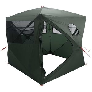 vidaXL Jagttelt Army Gr&oslash;n 2-personers Polyester og St&aring;l