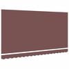 vidaXL Reservedug til markise Brun 380 x 195 cm Polyester