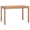vidaXL havebord 120x70x77 cm massivt teaktr&aelig;