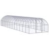 vidaXL h&oslash;nsehus 3x12x2 m galvaniseret st&aring;l