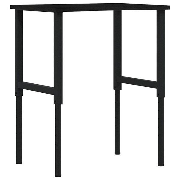 vidaXL arbejdsbænk 80x60x(71,5-98) cm massivt egetræ