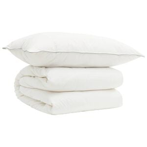 vidaXL Dyne- og puddes&aelig;t 2 stk. 135x200 cm 4 &aring;rstider 140+220 GSM Uld