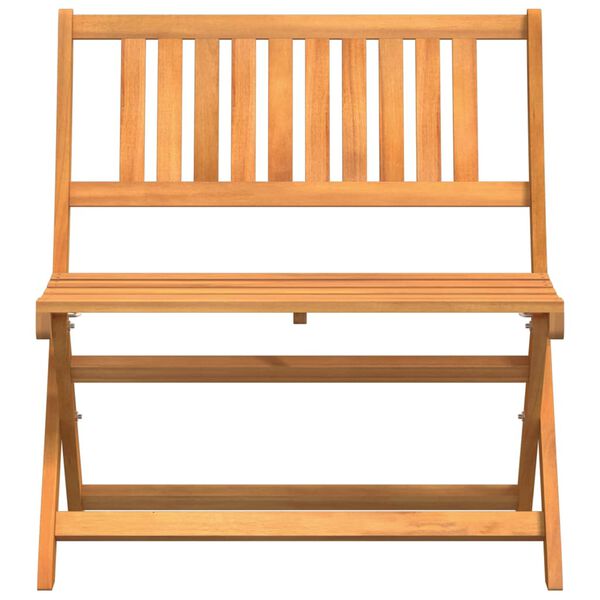 vidaXL Foldbar haveb&aelig;nk Brun 80 x 42 x 85 cm Massivt akacietr&aelig;
