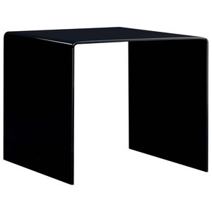 vidaXL sofabord 50 x 50 x 45 cm h&aelig;rdet glas transparent