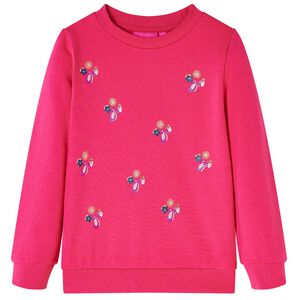 Sweatshirt til b&oslash;rn str. 92 pink