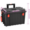 vidaXL transportabel flightcase 56,5x45,5x48 cm PP sort