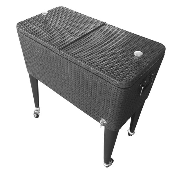 AXI k&oslash;leboks retro kurveflet-design 76 l sort