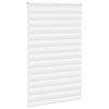 vidaXL zebragardin hvid 140x200 cm stofbredde 135,9 cm polyester