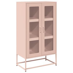 vidaXL h&oslash;jskab 68x39x123 cm st&aring;l lyser&oslash;d