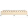 vidaXL sengeramme uden madras 80x200 cm stof cremefarvet