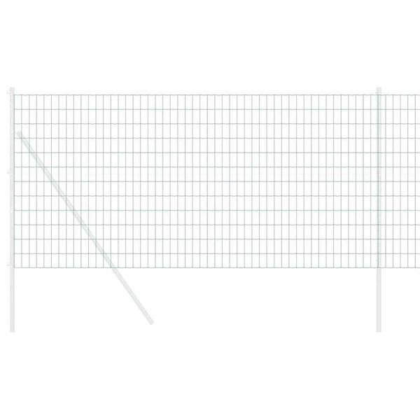 vidaXL Euro Hejn Gr&oslash;n 0,4 x 10 m PVC-belagt jern
