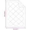 vidaXL Sommer dyne Hvid 220 x 135 x 3 cm Polyester