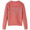 vidaXL Sweater til b&oslash;rn str. 128 strikket pink