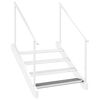 vidaXL trappetrin 90x24x7 cm trinrist galvaniseret stål