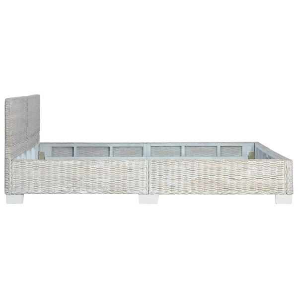 vidaXL sengestel 160 x 200 cm naturlig rattan gr&aring;