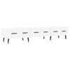 vidaXL tv-bord 150x36x30 cm konstrueret tr&aelig; hvid