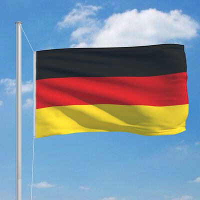 vidaXL det tyske flag 90x150 cm
