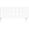 vidaXL Svejset Tr&aring;dhegn 25 x 1 m (B x H) PVC-belagt st&aring;l Gr&aring; Mesh