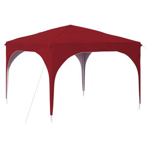 vidaXL Pop-up Festtelt 290 x 290 x 245 cm Bordeaux