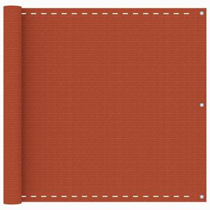 vidaXL altanafsk&aelig;rmning 90x400 cm HDPE orange