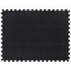 vidaXL gulvm&aring;tte 90x120 cm 12 mm gummi sort