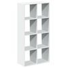 vidaXL rumdelerreol hvid 69,5x29x137,5 cm konstrueret tr&aelig;