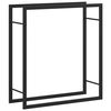 vidaXL br&aelig;ndestativ 80x28x86 cm st&aring;l matsort