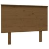 vidaXL sengeg&aelig;rde 104x6x82,5 cm massivt fyrretr&aelig; gyldenbrun
